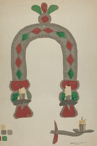 Candelabro de pared de Majel G. Claflin