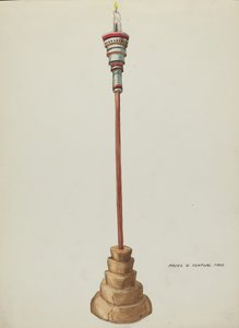 Pila de Agua Bendita, 1935-1942 de Majel G. Claflin