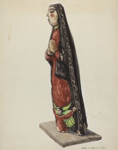 Nuestra Señora de Guadalupe Bulto, c. 1938