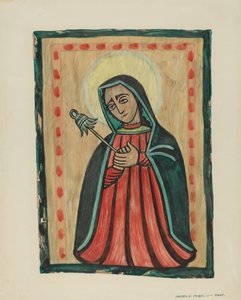 Retablo-Nuestra Señora de los Siete Dolores, c. 1938