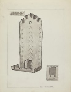 Candelero de hojalata, 1935-1942 de Majel G. Claflin