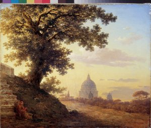 El roble de Le Tasse (Torquato Tasso de Maksim Nikiforovich Vorobiev