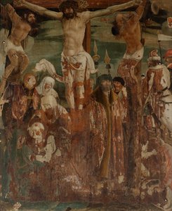 Crucifixión de Cristo de Maler der Donauschule