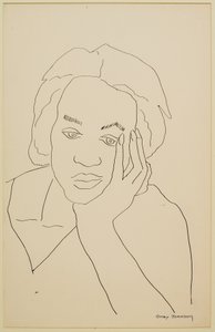 Estudio de una chica #2 de Malvin Gray Johnson