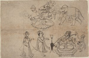 Retrato de Manya Sahib Man Rup Sagarji de Manaku