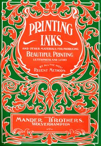 Tintas de impresión y otros materiales para producir impresiones hermosas - anuncio, 1916
