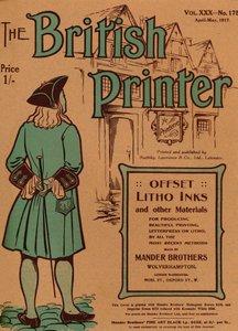 The British Printer Vol. XXX - No. 175 April-May, 1917 portada, 1917