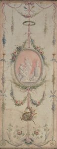 Panel decorativo uno de un par de Manner of Le Riche