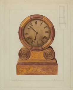 Reloj de estante, c. 1937