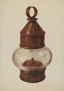 Lámpara colgante de calle, c. 1938