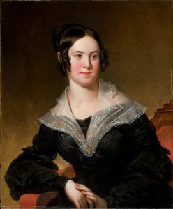 Retrato de una dama 1840 (Óleo sobre lienzo) de Manuel Joachim de Franca