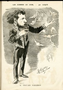 Ilustración de Manuel Luque (1854-1919) en La Caricature (1880) de Manuel Luque