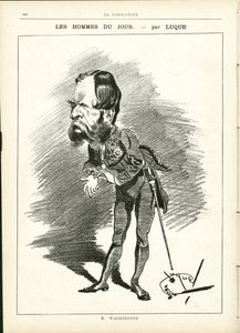 Ilustración de Manuel Luque (1854-1919) en La Caricature (1880) de Manuel Luque