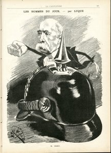 Ilustración de Manuel Luque en La Caricature (1880) de Manuel Luque
