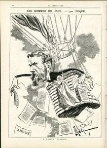 Ilustración de Manuel Luque en La Caricature (1880) de Manuel Luque