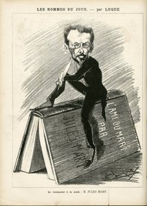 Ilustración de Manuel Luque en La Caricature (1880) de Manuel Luque
