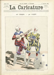 Ilustración para la portada de La Caricatura (1880)