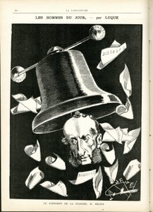 Ilustración de Manuel Luque en La Caricatura (1880)