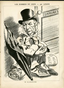 Ilustración de Manuel Luque (1854-1919) en La Caricature (1880) de Manuel Luque