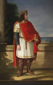 Retrato del rey visigodo Suintila (Swinthila, Svinthila) de Manuel Miranda