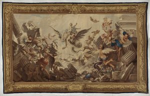 La destrucción del Palacio de Armida de Manufacture Royale des Gobelins