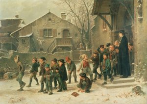 Después de clase, 1859 de Marc Louis Benjamin Vautier
