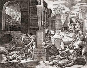 La peste (grabado)