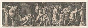 Bacanalia, ca 1510-1511 de Marcantonio Raimondi