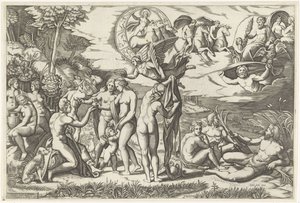 Sentencia de París de Marcantonio Raimondi