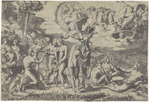 Sentencia de París de Marcantonio Raimondi