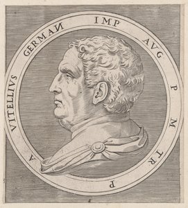 Speculum Romanae Magnificentiae: Vitellius, de Los Doce Césares, ca. 1500-1534 de Marcantonio Raimondi