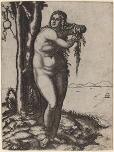 El Nacimiento de Venus de Marcantonio Raimondi