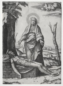 La Piedad de Marcantonio Raimondi