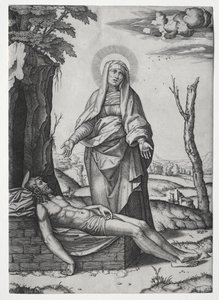 La Piedad de Marcantonio Raimondi