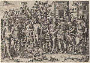 Triunfo de Marcantonio Raimondi, after Jacopo Ripanda