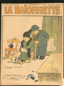 Portada de “La Bayoneta”, satírico en colores de Marcel Amable O.L. Capy