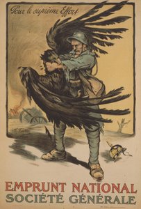 Cartel publicitario de la Société Générale "Préstamo Nacional" de Marcel Falter