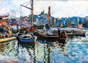 El puerto de Marsella de Marcel Leprin