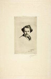 Retrato de Alfred Cadart, 1875 de Marcellin Gilbert Desboutin