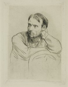 Retrato de Renoir de Marcellin Gilbert Desboutin
