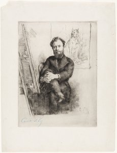 Retrato del Vizconde Ludovic Napoléon Lepic de Marcellin Gilbert Desboutin