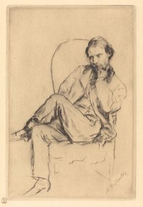 Renoir sentado de Marcellin Gilbert Desboutin