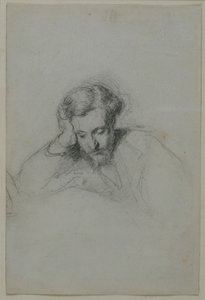 Retrato del poeta Heinrich Heine 1797-1856, 1853 de Marcellin Gilbert Desboutins