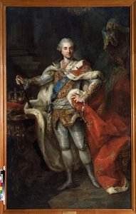 Retrato de Stanislaw II August Poniatowski, Rey y Gran Duque de la Mancomunidad Polaco-Lituana (1732-1798), c.1790