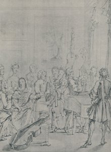 Un concierto en la casa de un noble, 1736, 1920