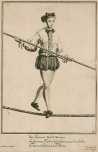 Feria de Bartholomew, Londres: La famosa mujer holandesa en 1687 de Marcellus the Elder Laroon
