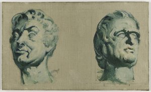 Boceto para el Salón de las Ciencias del Hôtel de Ville de París: Cuvier - Lavoisier, 1890 (óleo sobre lienzo, cartón)