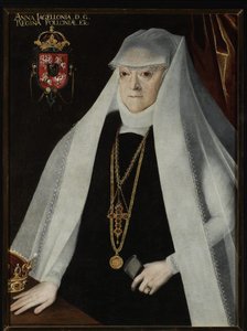 Retrato de Ana Jagellón (1523-1596), reina de Polonia de Marcin Kober
