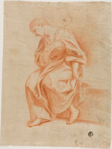 Mujer Sentada de Perfil de Marcantonio Franceschini