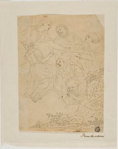 Bocetos de Figuras, Paisaje de Marcantonio Franceschini